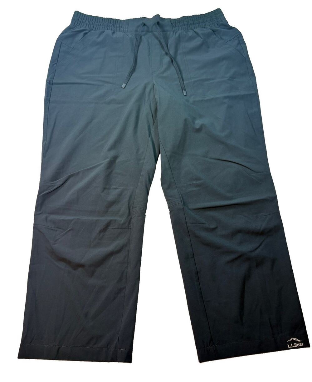 L.L. Bean Women’s Venture Stretch Ankle Leg Pants Black 520411 Hiking Size XL
